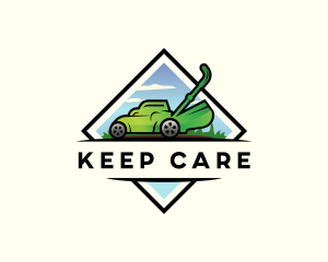 Lawn Care Gardener logo design