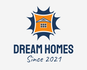 Sun Home Realtor logo design