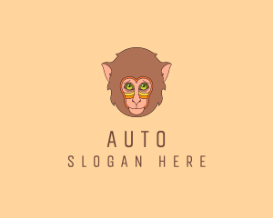 Monkey Head Character Logo