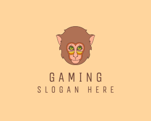 Monkey Head Character Logo