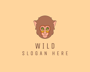 Monkey Head Character Logo