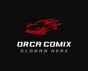 Supercar - Fast Supercar Racing logo design