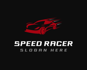Racecar - Fast Supercar Racing logo design