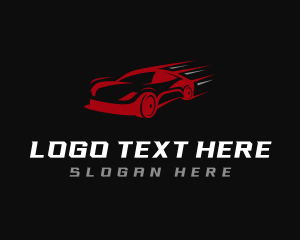 Racer - Fast Supercar Racing logo design