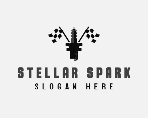 Spark Plug Automotive logo design