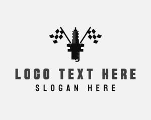 Automotive - Spark Plug Automotive logo design