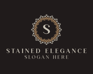 Elegant Floral Jewelry Ornament logo design