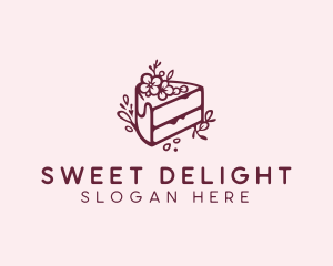 Sweet Wedding Cake  logo design