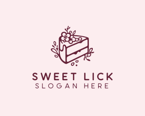 Sweet Wedding Cake  logo design