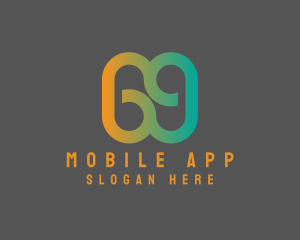 App - Modern Gradient Loop logo design