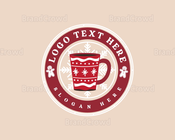 Christmas Chocolate Drink Logo