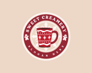 Christmas Chocolate Drink logo design