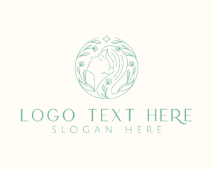 Linear - Nature Garden Goddess logo design