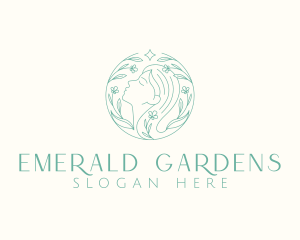 Nature Garden Goddess logo design