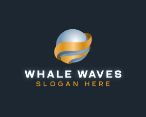 Deluxe Wave Sphere logo design