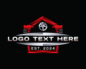 Construction - Hammer Renovation Contractor logo design