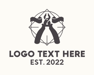 Technician - Handyman Pliers Tools logo design