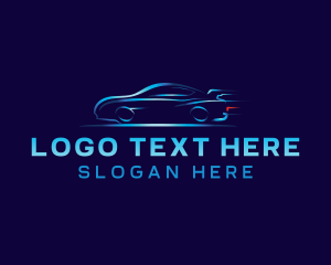 Garage - Car Transport Automobile logo design