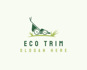 Landscaping Lawn Mower logo design