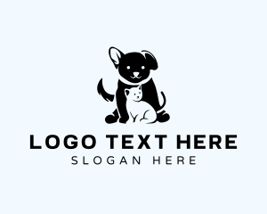 Negative Space - Animal Pet Veterinary logo design