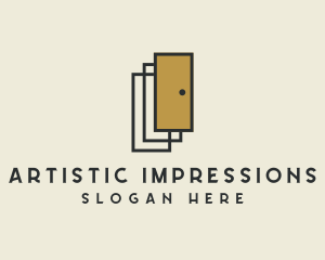 Hotel Door Room logo design