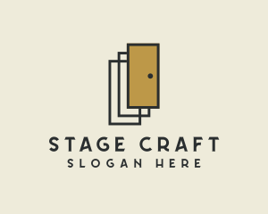 Theater - Hotel Door Room logo design