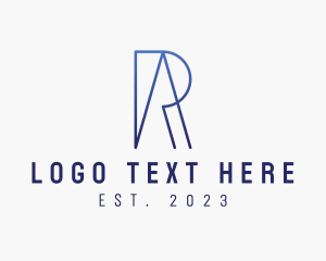 Letter Ra - Elegant Modern Business logo design