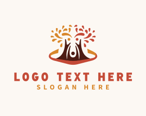 Social - Family Tree Community logo design