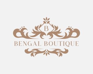 Elegant Floral Boutique logo design