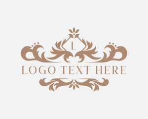 Feminine - Elegant Floral Boutique logo design