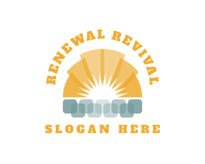 Renewable Solar Energy  logo design