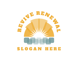 Renewable Solar Energy  logo design