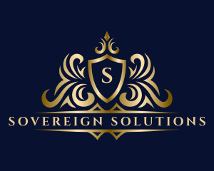Sovereign - Luxury Shield Crown Royalty logo design