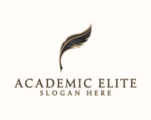 Highschool - Academic Learning Quill logo design