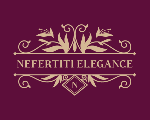 Luxury Florist Wedding logo design