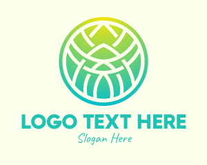 Massage - Geometric Spa Sphere logo design