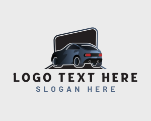 Driving - Car Automotive Sedan logo design