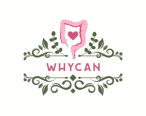 Medical Intestine Organ Logo