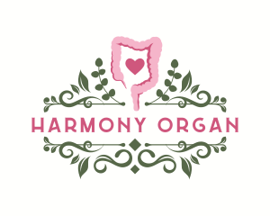 Organ - Medical Intestine Organ logo design