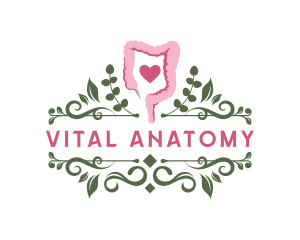 Anatomy - Medical Intestine Organ logo design