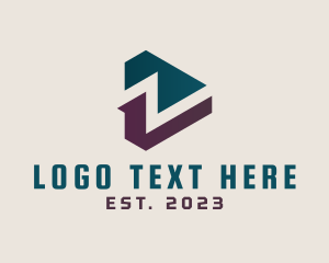 Play - Generic Triangle Letter Z logo design