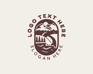 Holiday - Travel Pathway Mountain logo design