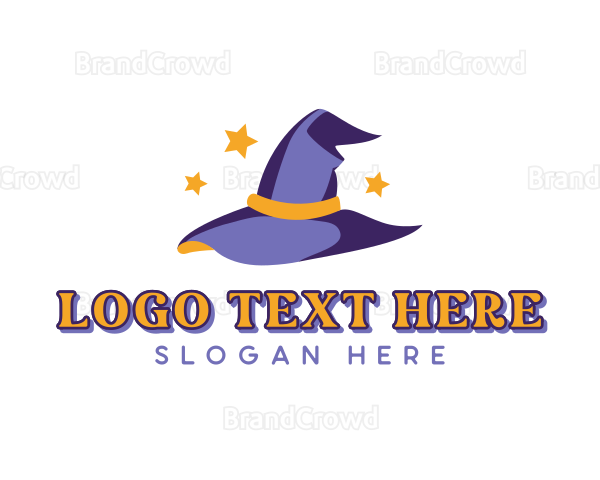 Magical Wizard Hat Logo