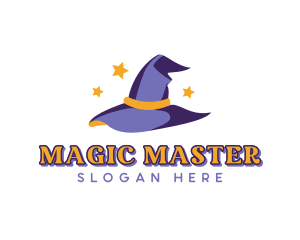 Wizard - Magical Wizard Hat logo design