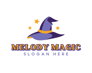 Magical Wizard Hat logo design