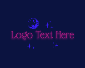 Glow - Moon Star Business logo design