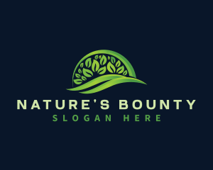 Organic Leaves Nature logo design