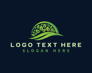 Sustainability - Organic Leaves Nature logo design