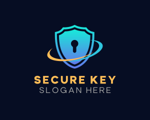 Password - Shield Keyhole Guard logo design