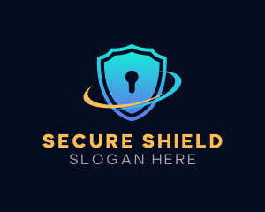 Safety - Shield Keyhole Guard logo design